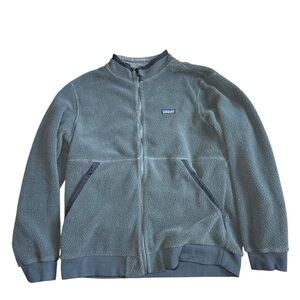 Patagonia Shearling Fleece Mens Zip Up Jacket